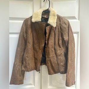 Banana Republic Brown Leather Jacket